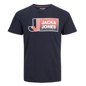Jack&Jones Pánské triko JCOLOGAN Standard Fit 12228078 Navy Blazer S obraz