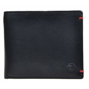 SEGALI Pánská kožená peněženka 7108 black obraz