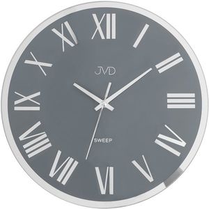 JVD Nástěnné skleněné hodiny s tichým chodem NS22006.4 obraz