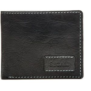 SEGALI Pánská kožená peněženka 1031 Black obraz