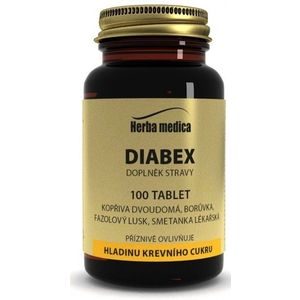 HerbaMedica Diabex 50g - hladina krevniho cukru 100 tablet obraz