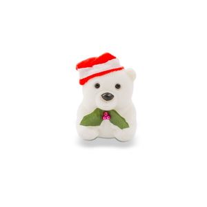 Beneto Exclusive Semišová dárková krabička Vánoční medvídek KDET22 obraz