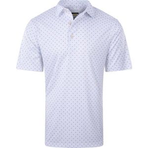 GREGNORMAN ML 75 TEE PRINT POLO Pánské golfové polo tričko, bílá, velikost obraz
