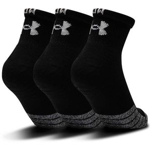 Under Armour HEATGEAR QUARTER 3PK Unisex ponožky, černá, velikost obraz