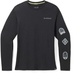 Smartwool OUTDOOR PATCH GRAPHIC Pánské triko, černá, velikost obraz
