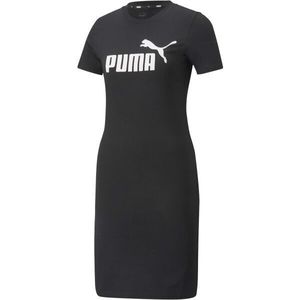 Puma ESSENTIALS SLIM TEE DRESS Dámské šaty, černá, veľkosť L obraz