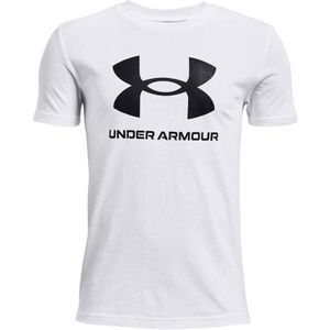 Under Armour SPORTSTYLE LOGO Chlapecké triko, bílá, velikost obraz