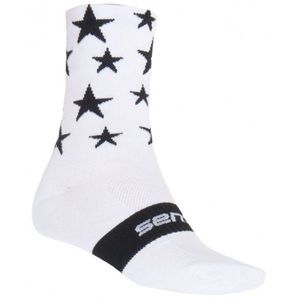 Sensor STARS Cyklistické ponožky, bílá, veľkosť 35-38 obraz