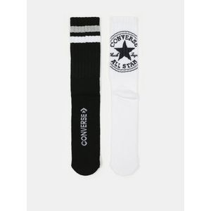 Sada dvou párů pánských ponožek v bílé a černé barvě Converse obraz