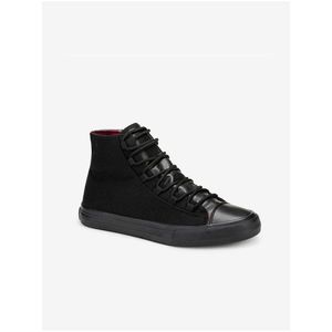 Černé pánské sneakers boty Ombre Clothing T378 obraz
