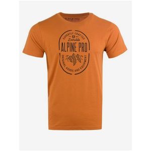 Oranžové pánské tričko ALPINE PRO WEDOR obraz