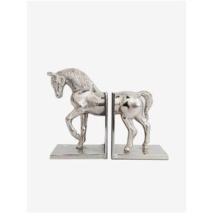 Zarážka na knihy ve stříbrné barvě SIFCON Horse obraz