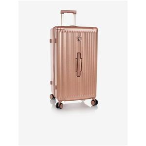 Cestovní kufr v růžovozlaté barvě Heys Luxe L Trunk Rose Gold obraz