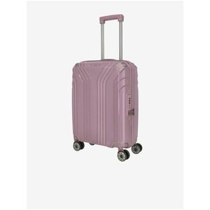 Růžový dámský cestovní kufr Travelite Elvaa 4w S Rosé obraz