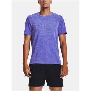 Modré sportovní tričko Under Armour UA SEAMLESS STRIDE SS obraz