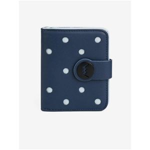 Modrá dámská puntíkovaná peněženka Vuch Pippa Mini Blue obraz