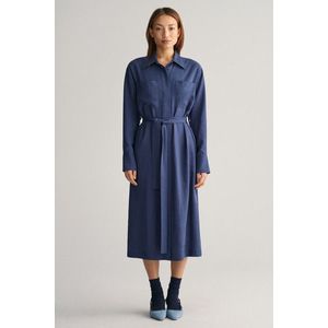 ŠATY GANT REL POCKET SHIRT DRESS modrá 40 obraz