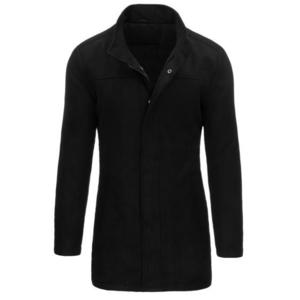 Pánský jednořadý zimní kabát DONA černá obraz