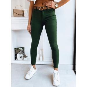 Dámské džínové kalhoty LODGE tmavě zelené obraz