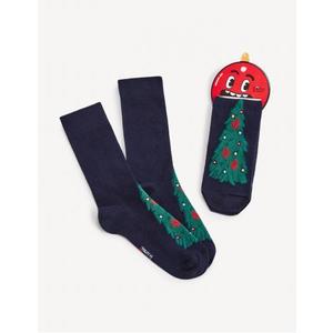 Vánoční ponožky Tmavě m obraz