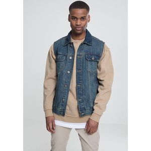 Urban Classics Denim Vest denimblue obraz