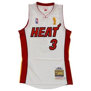 Jersey Mitchell & Ness Miami Heat #3 Dwayne Wade Final Jersey white obraz