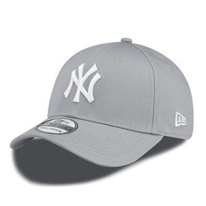 New Era 39thirty MLB League Basic NY Yankees Grey White obraz