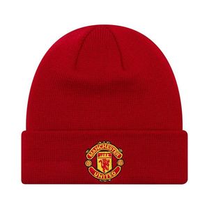 Dětský kulich New Era Manchester United FC Youth Red Cuff Knit Beanie obraz