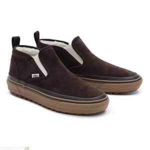 Venkovní Pantofle Vans Mid Slip MTE-1 DEMITASSE Surfshoes Gum obraz