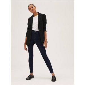 Tmavě modré dámské skinny fit džíny Marks & Spencer Ivy obraz