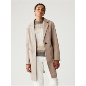 Béžový dámský lehký kabát Marks & Spencer obraz