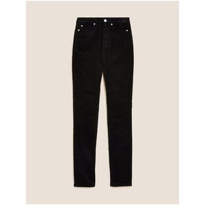 Černé dámské manšestrové kalhoty Marks & Spencer Sienna obraz