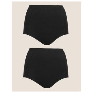 Sada dvou dámských stahovacích kalhotek v černé barvě Marks & Spencer obraz