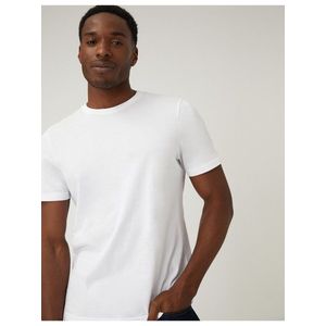 Bílé pánské basic tričko Marks & Spencer obraz
