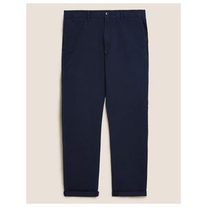 Tmavě modré pánské chino kalhoty Marks & Spencer obraz