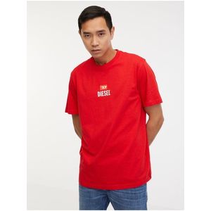 Červené pánské tričko Diesel T-Just obraz