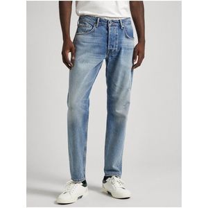 Světle modré pánské straight fit džíny Pepe Jeans obraz