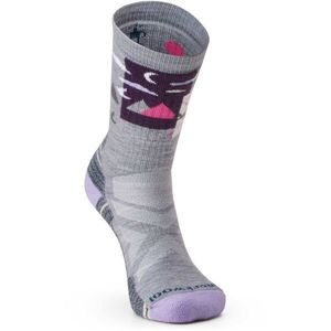 Smartwool HIKE FULL CUSHION ALPINE PERCH CREW Dámské outdoorové ponožky, šedá, velikost obraz