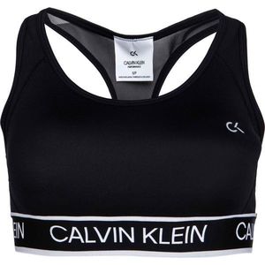 Calvin Klein MEDIUM SUPPORT BRA Dámská sportovní podprsenka, černá, velikost obraz
