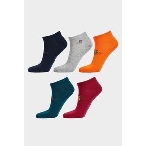 PONOŽKY GANT CONTRAST ARCHIVE SHIELD SOCKS 5-P VIVID ORANGE obraz