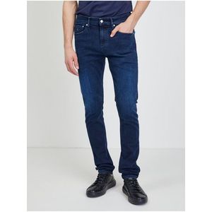 Tmavě modré pánské skinny fit džíny Calvin Klein Jeans obraz