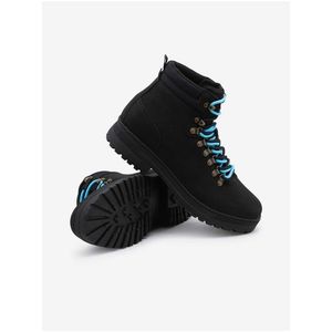Černé pánské zimní outdoorové boty Ombre Clothing obraz