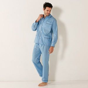 Blancheporte Klasické pyžamo s potiskem modrá 127/136 (3XL) obraz