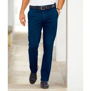 Blancheporte Chino jednobarevné kalhoty námořnická modrá 54 obraz