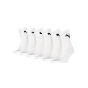 Blancheporte Sada 6 párů polo ponožek Short Crew, bílé nebo černé bílá 43/46 obraz