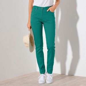Blancheporte Úzké dlouhé kalhoty zelená 44 obraz