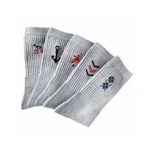 Blancheporte Sada 10 párů sportovních ponožek s motivem šedá 47/50 obraz