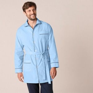Blancheporte Pánská pyžamové košile na knoflíky, popelín nebeská modrá 127/136 (3XL) obraz