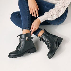Blancheporte Motorkářské boty s profilovanou podrážkou černá 40 obraz
