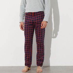 Blancheporte Pyžamové kalhoty s kostkovaným vzorem nám.modrá/červená 72/74 obraz